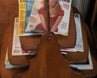 Mid century magazine stand.