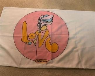 Peter Max pillow case. Side one.