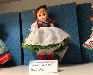 Madame Alexander international doll series. Italy, Austria, Hungary