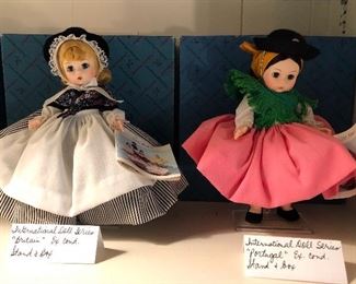 Madame Alexander international doll series. Portugal, Britain.