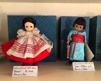 Madame Alexander international doll series. Russia, Japan.