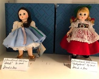 Madame Alexander international doll series. Israel, Switzerland.