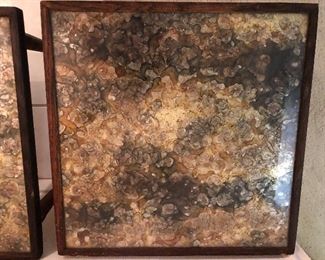 Set of three Mid Century Modern cocktail tables.