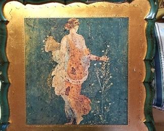 Florentine gilt wood table from Nieman Marcus made in Italy.