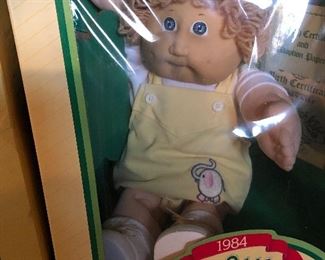 1984 Cabbage Patch preemie unopened birth certificate
