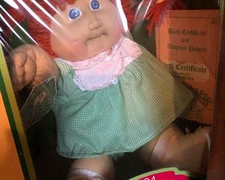 1984 Cabbage Patch preemie unopened birth certificate