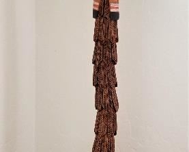 Unique wooden handcarved Native American kachina.