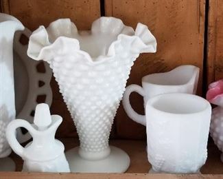 Very desirable Milk Glass for the collector.