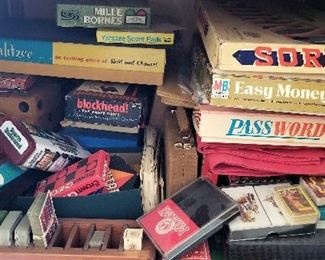 Vintage games for sale too.