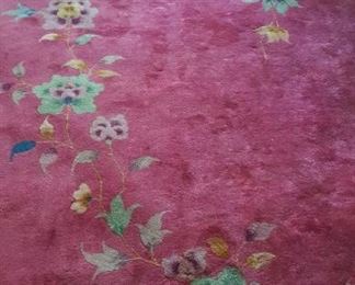 Large handmade rug approximately 10' x 12'