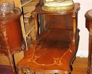 Step table inlaid BUY IT NOW $ 75.00