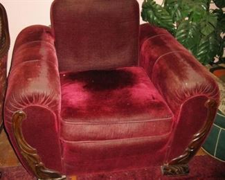 Deco parlor chair BUY IT NOW $ 65.00