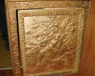 1900 brass summer fireplace cover screen and frame
BUY IT NOW $ 575.00