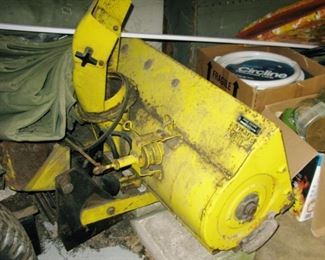 John Deere Snow plow attachment for a John Deere # 318 tractor BUY IT NOW $ 485.00