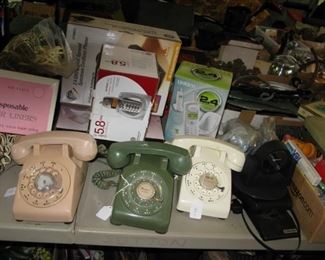 vintage telephones