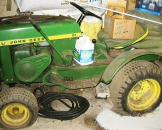 John Deere # 110 tractor BUY IT NOW $ 665.00