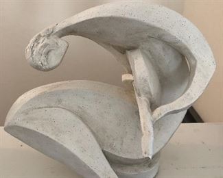 “The Guitarist” Signed D. Fisher Austin Productions 1980 Woman Sculpture 