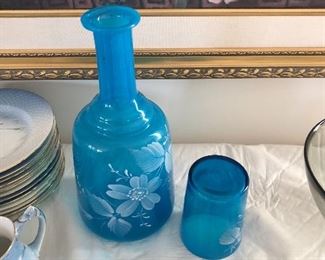 Fenton Tumble up Water carafe tumbler