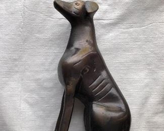 Vintage Bronze Greyhound 