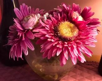 Silk flower arrangements