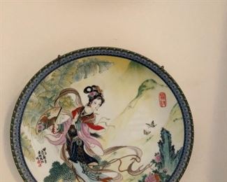 Hand Painted Asian plates