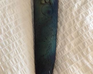 Wall pocket made from matte pottery unsigned