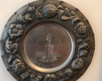 Pewter plate