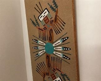 Native American sand art