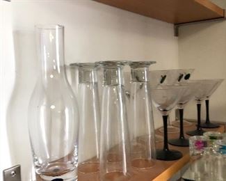 Orrefors, and other barware