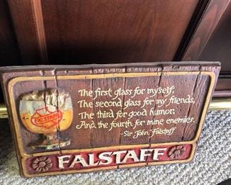 Falstaff Beer sign