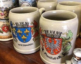 Vintage Wiesbaden W. Germany Gerz stoneware beer stein