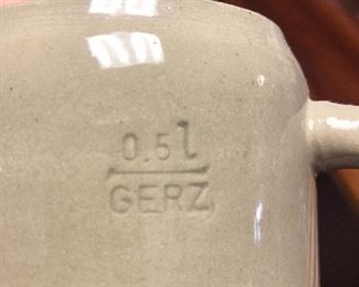 Vintage Wiesbaden W. Germany Gerz stoneware beer stein