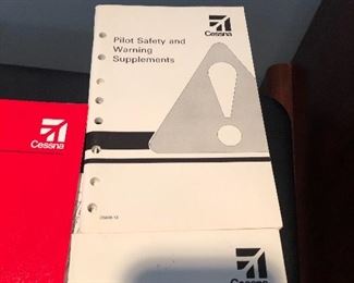 Cessna 1985 Information Manual & Pilot safety and warning supplements