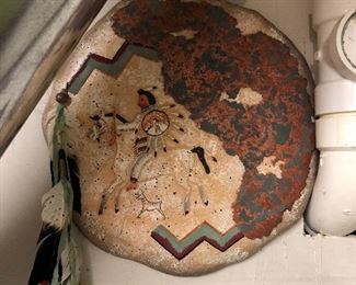 Native American wall art and rugs