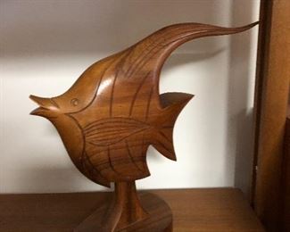 Wood Carved fish