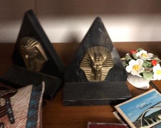 Greek pyramid book ends