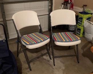 plastic chairs