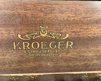 Dated 1914 This Kroeger Baby Grand has been maintained holding a tuning with a great sound 