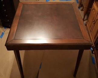 Wood  Table (foldable legs, square)