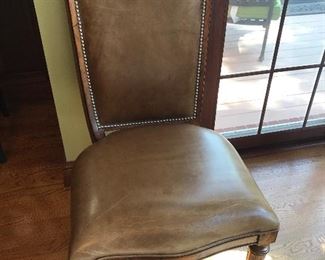 1 of 6 Leather DiningChairs