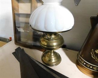 Electrified oil lamp