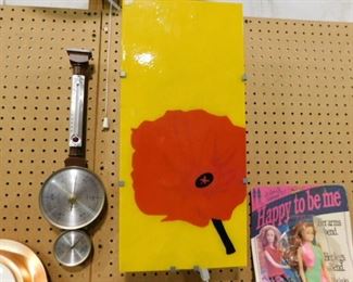 Poppy wall flower scone