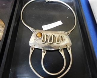 Israel silver necklace