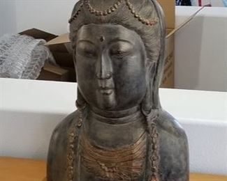 Mother Nature Buddha ceramic approx 30" tall