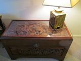 Hand Carved Chinese Trunk