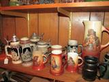 Collection of Beer Steins