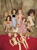 Collection of Vintage Dolls
