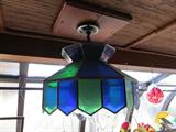 Pair of Tiffany Style Light Fixtures