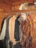 Selection of Ladies Fur Costs and Hats