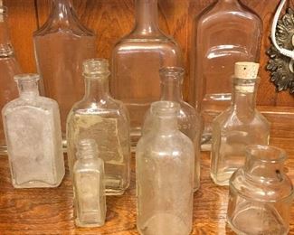 Old medicine bottles